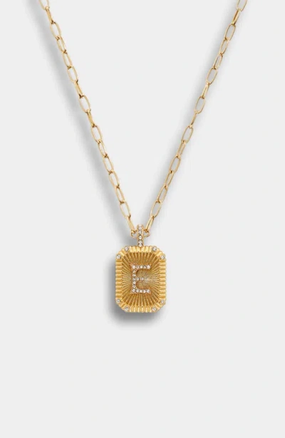 Stella & Dot Heirloom Initial Pendant Necklace In Gold