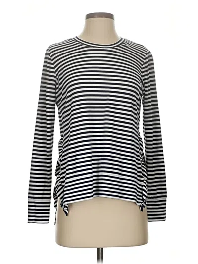Pre-owned Stella & Dot Long Sleeve T-shirt In Silver