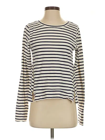 Pre-owned Stella & Dot Long Sleeve Turtleneck In Ivory