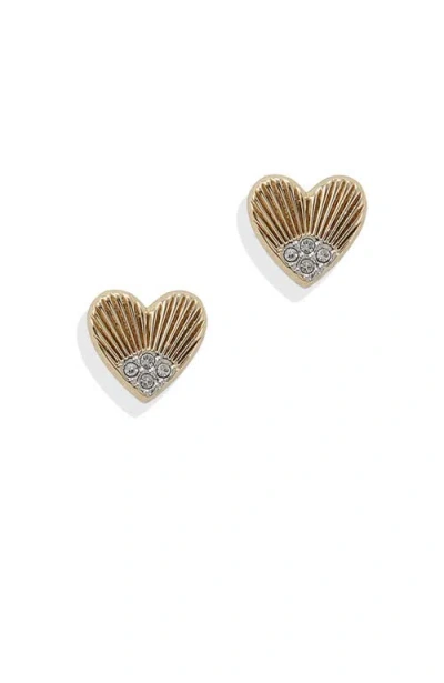 Stella & Dot Lovestruck Stud Earrings In Gold