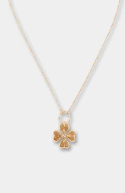Stella & Dot Lucky Hearts Necklace In Pink