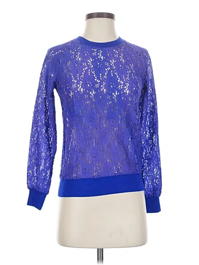 Pre-owned Stella & Dot Pullover Sweater In Blue