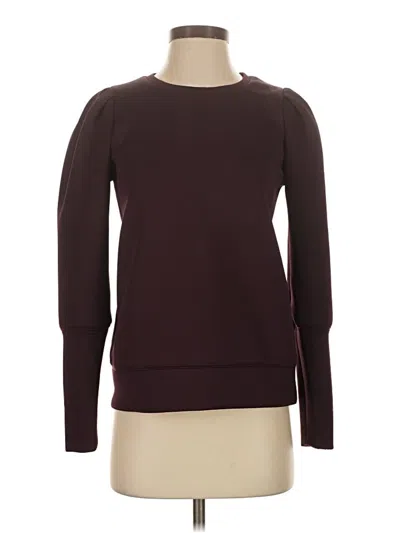 Pre-owned Stella & Dot Pullover Sweater In Burgundy