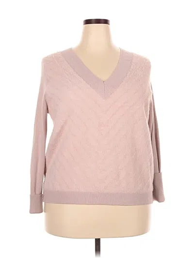 Pre-owned Stella & Dot Pullover Sweater In Pink