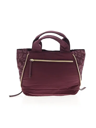 Pre-owned Stella & Dot Satchel In Burgundy