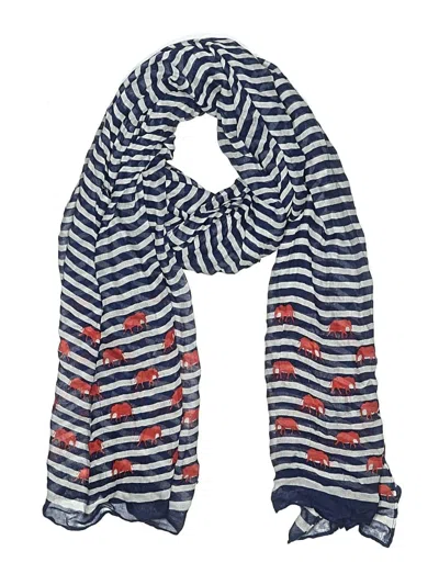 Pre-owned Stella & Dot Scarf In Blue