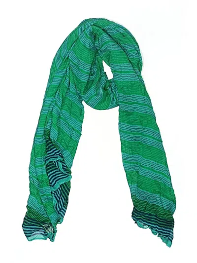 Pre-owned Stella & Dot Scarf In Green