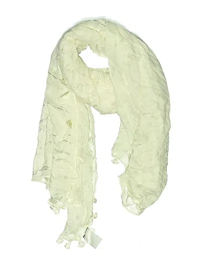 Pre-owned Stella & Dot Scarf In White