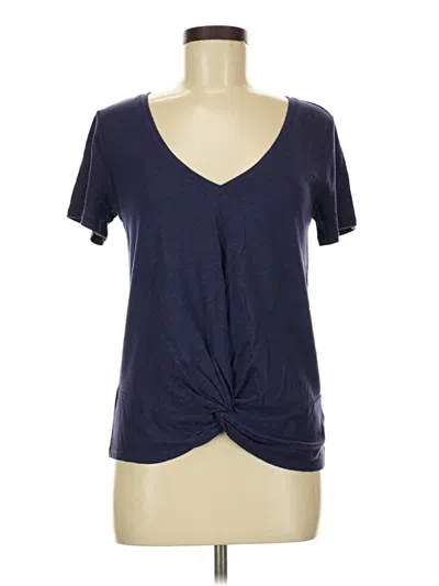 Pre-owned Stella & Dot Short Sleeve T-shirt In Blue