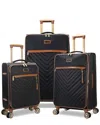 Stella Blanc Luxe 3pc Softside Expandable Luggage Set
