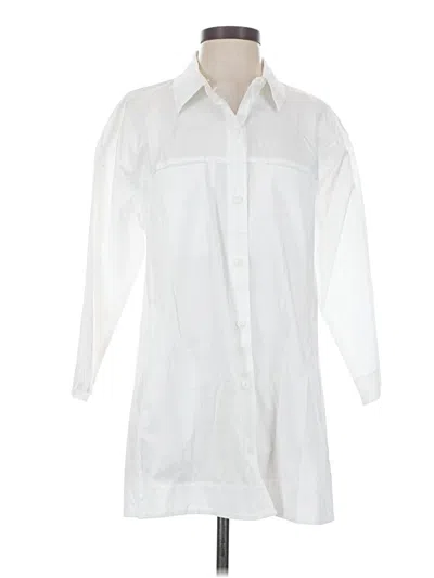 Pre-owned Stella Carakasi 3/4 Sleeve Blouse In White
