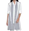 Stella Carakasi A-list Vest In Medium Gray/soft White In Multi