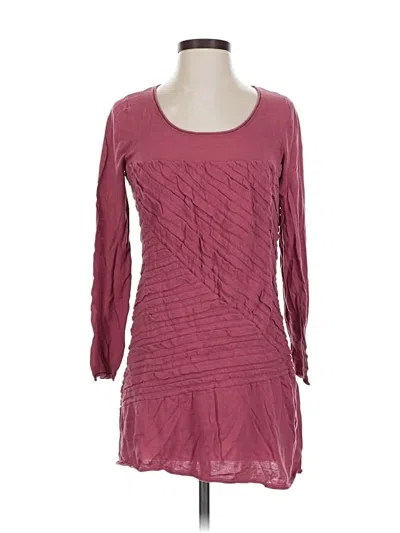 Pre-owned Stella Carakasi Casual Dress In Burgundy