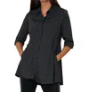 Stella Carakasi Center Stage Shirt In Black Yarn Dye Stripe In Multi