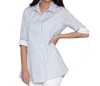 Shop Stella Carakasi Center Stage Shirt In Chambray Yarn Dye Stripe In Multi