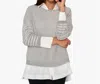 Stella Carakasi Cozy Chic Pullover In Heather In Grey
