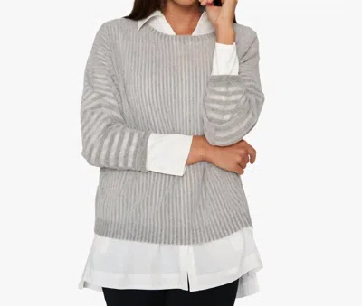 Stella Carakasi Cozy Chic Pullover In Heather In Grey
