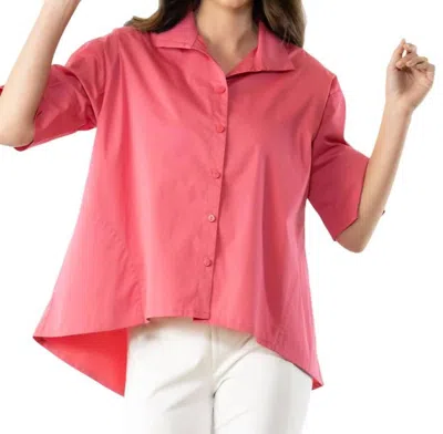 Stella Carakasi Easy Breezy Shirt In Tulip In Pink