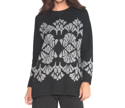 Stella Carakasi Eye Candy Sweater In Black/dark Gray In Multi
