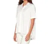 Stella Carakasi Front Row Blouse In Soft White In White