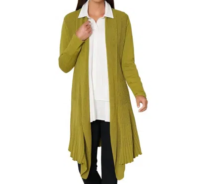 Stella Carakasi Go To Cardigan In Peridot In Green
