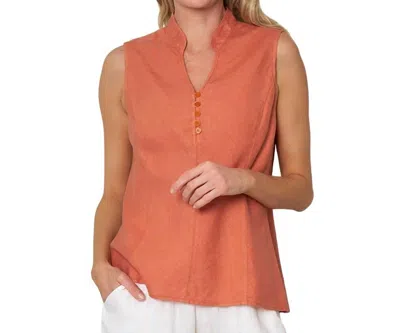 Stella Carakasi In Line Top In Sunset In Brown