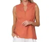 Stella Carakasi In Line Top In Sunset In Pink
