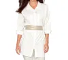Stella Carakasi Indulgence Tunic In Soft White In White