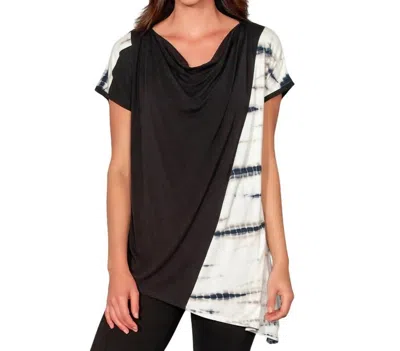 Stella Carakasi Island Hopper Top In Black-tie Dye Birch In Brown