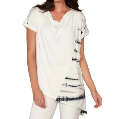 Stella Carakasi Island Hopper Top In Soft White-tie Dye Birch