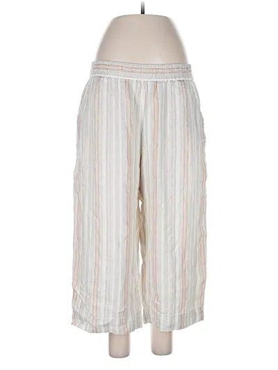 Pre-owned Stella Carakasi Linen Pants In Gray