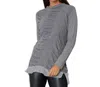 Stella Carakasi Masterpiece Sweater In Dark Gray In Grey