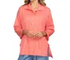 Stella Carakasi New Attitude Shirt In Coral In Pink