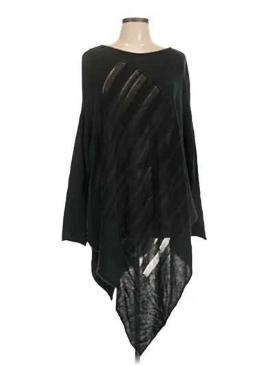 Pre-owned Stella Carakasi Poncho In Black