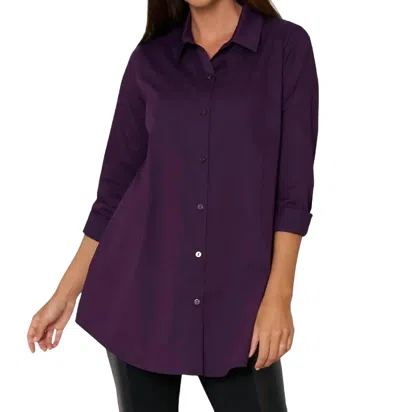 Stella Carakasi Tiburon Icon Tunic In Aubergine In Purple