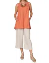 Stella Carakasi Santorini Top In Sunset In Pink