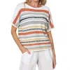 Stella Carakasi Simply Striking Sweater In Multi Stripe In Multi