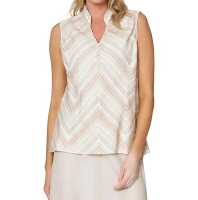 Stella Carakasi Striped In Line Top In Yarn Dye Stripe In Multi