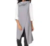 Stella Carakasi Take Note Vest In Medium Gray In Multi