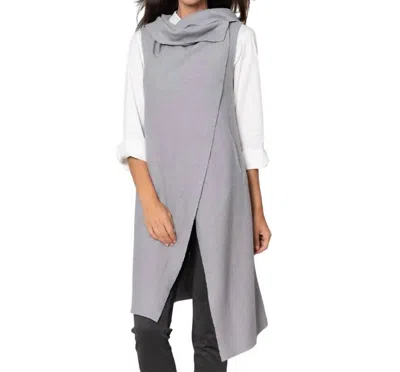 Stella Carakasi Take Note Vest In Medium Gray In Multi