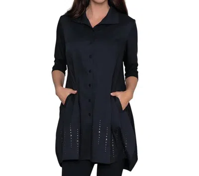Stella Carakasi Tiburon Icon Studded Tunic In Black Stud In Multi