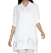 Stella Carakasi Tiburon Icon Studded Tunic In Soft White Stud In Multi