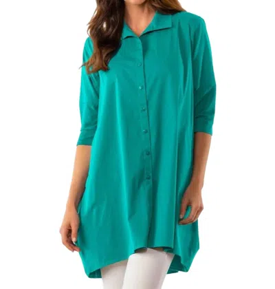 Stella Carakasi Tiburon Icon Tunic In Mosaic In Blue