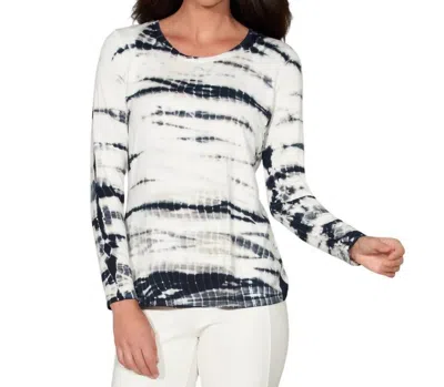 Stella Carakasi Tie Dyed Every Day Tee In Birch In Grey