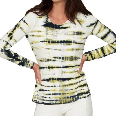 Stella Carakasi Tie Dyed Every Day Tee In Kiwi Tie Dye In Multi
