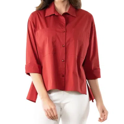 Stella Carakasi Wear Anywhere Shirt In Fiesta In Red