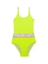 STELLA COVE LITTLE GIRL'S & GIRL'S SEQUIN-EMBELLISHED ONE-PIECE SWIMSUIT