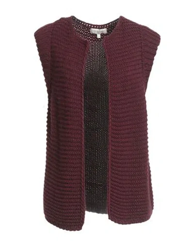 Stella Forest Woman Cardigan Burgundy Size Onesize Acrylic, Wool, Alpaca Wool, Viscose In Red