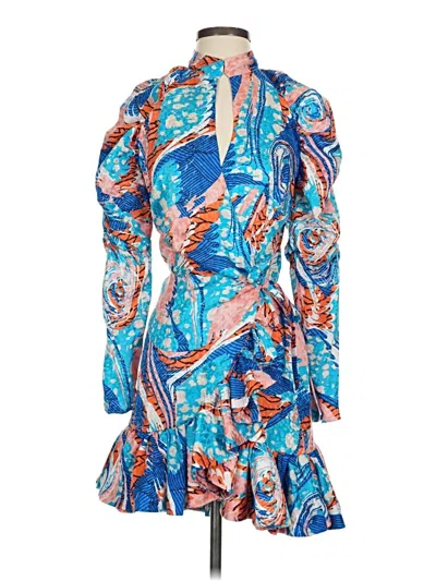 Stella Jean Cocktail Dress In Blue