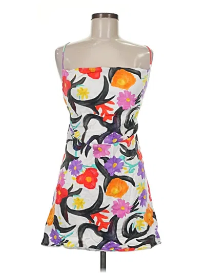 Pre-owned Stella Jean Cocktail Dress In Orange